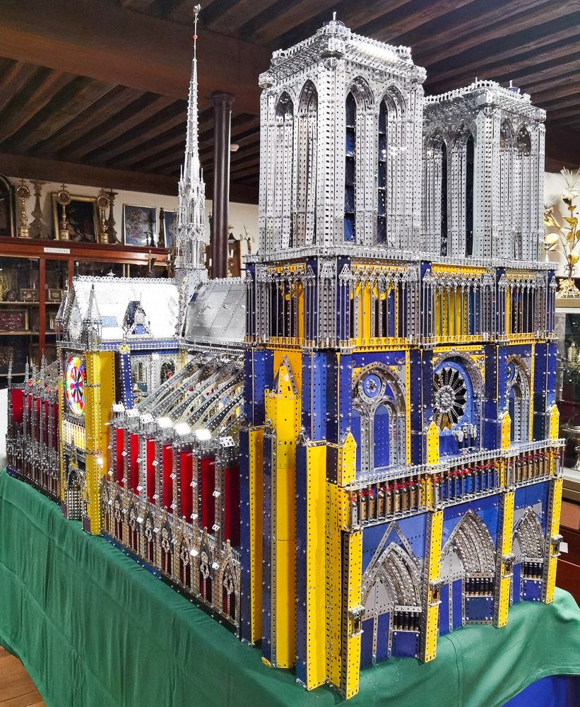 Meccano Notre-Dame de Paris au Musée d'Art religieux de Blois